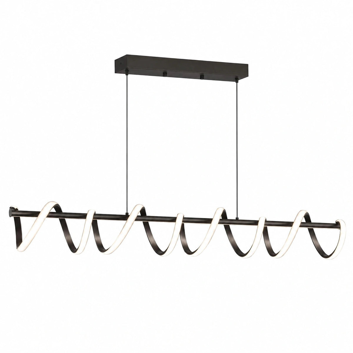 Lampada a Sospensione a LED Moderna, 120cm Con Funzione Di Memoria 3000k Luce Bianca Calda, 4500k Luce Neutra, 6000k Luce Bianca Fredda Dimmerabile